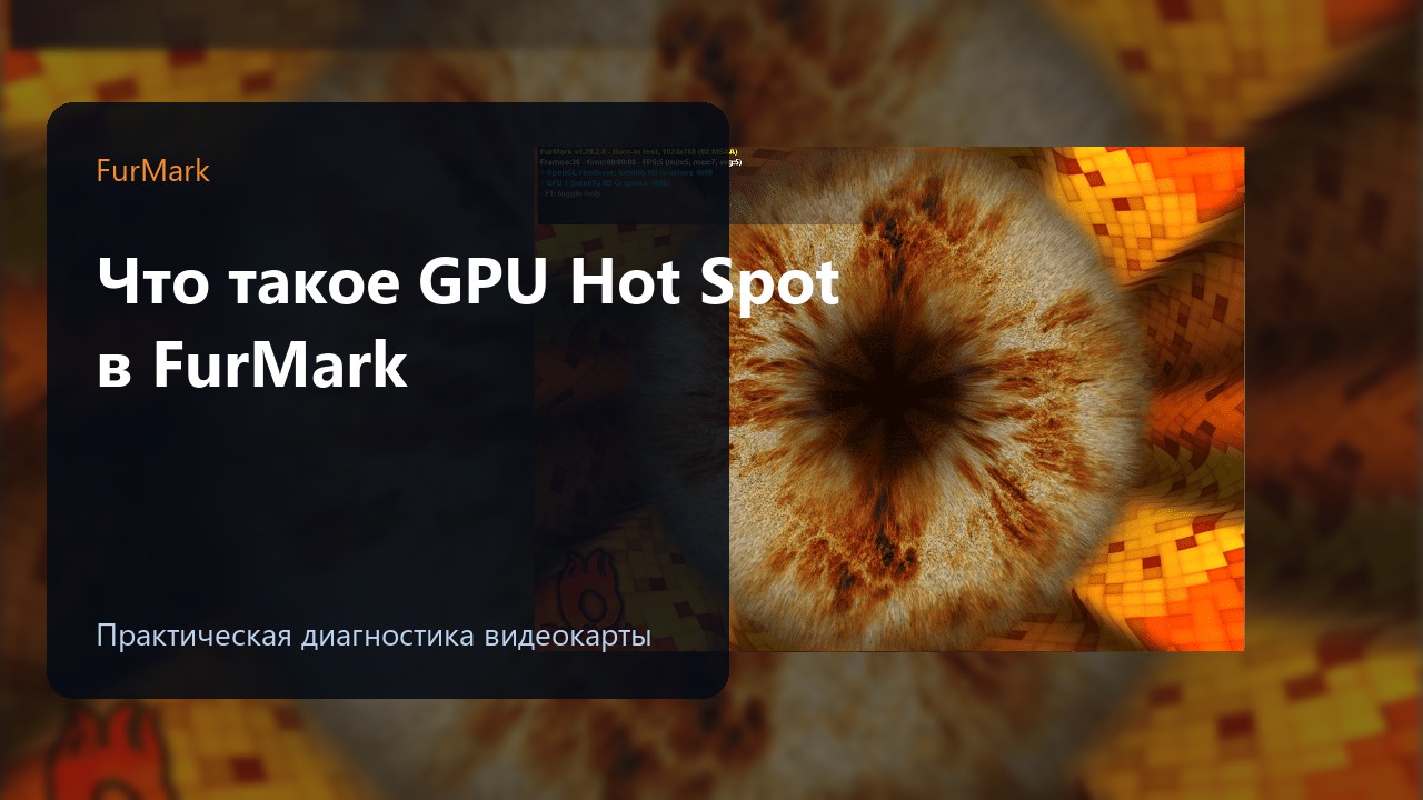 GPU Hot Spot в FurMark